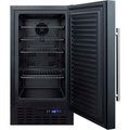 Summit Appliance Div. Summit 18" Wide Built-In All-Refrigerator, ADA Compliant, 17-3/4"W x 24"D x 31-1/2"H, 2.7 Cu.Ft FF1843BADA